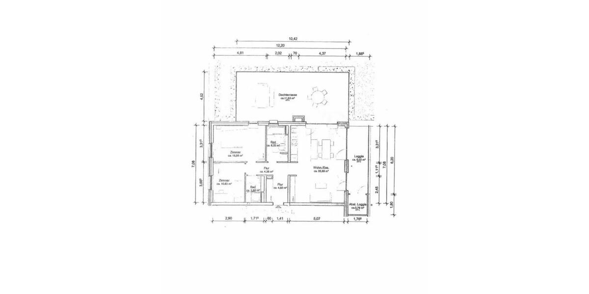 Heidelberg Südstadt Moderne Penthouse Wohnung Stellplatz provfrei 3 zimmer