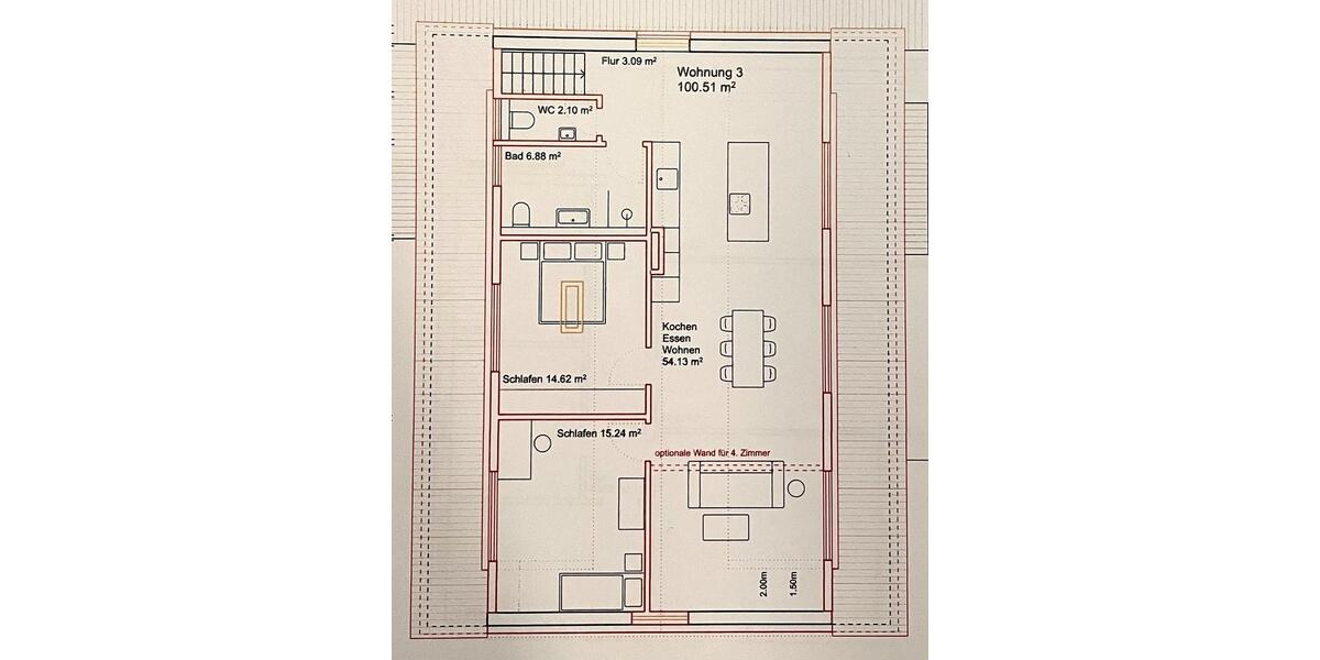 Dachgeschoßwohnung Bad Windsheim - 3 Zimmer, 94 m&sup2;, 850&euro; | Angebot:25222862