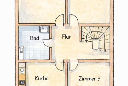 Wohnen auf Zeit Mönchengladbach Nord - 3 Zimmer, 66 m&sup2;, 500&euro; | Angebot:26069359