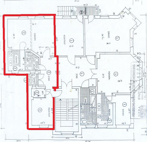 Wohnen am Tierpark und dem Dahliengarten! 2 Raum-EG-Wohnung! - Erdgeschoßwohnung Gera Debschwitz | Angebot:26144418
