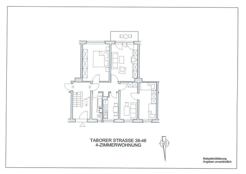 Etagenwohnung Naumburg (Saale) - 4 Zimmer, 68 m&sup2;, 552&euro; | Angebot:26278064