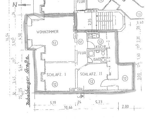 Dachgeschoßwohnung Magdeburg Brückfeld - 3 Zimmer, 80 m&sup2;, 802&euro; | Angebot:26279321