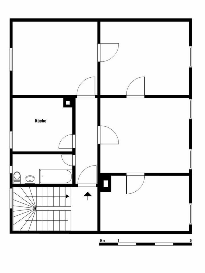 Renoviert 4 ZKB, ca 100 m² 1OG, WG geeignet