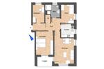 Etagenwohnung Wolfsburg Almke - 4 Zimmer, 88 m&sup2;, 1.056&euro; | Angebot:21726304