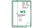 Erdgeschoßwohnung Husum - 1 Zimmer, 31 m&sup2;, 330&euro; | Angebot:26058555