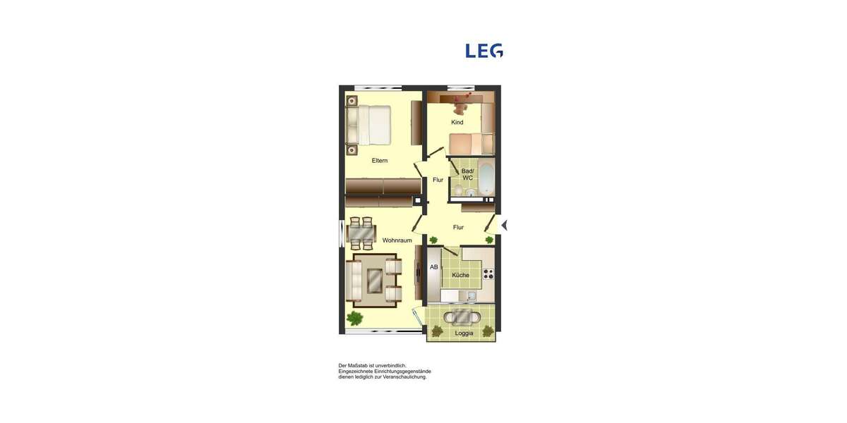 Wohnung zum Mieten in Barntrup 459 € 68 m² 3 zimmer