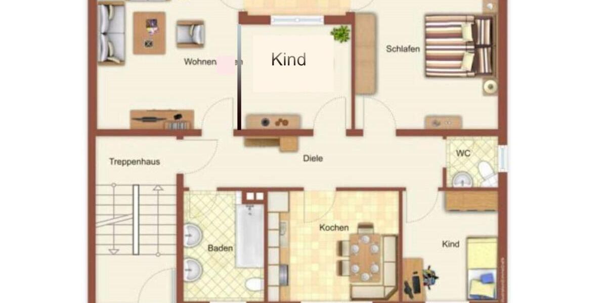 Schöne 4 Zimmer – Wohnung in Staufenberg – Treis EG , ab Sofort 4 zimmer