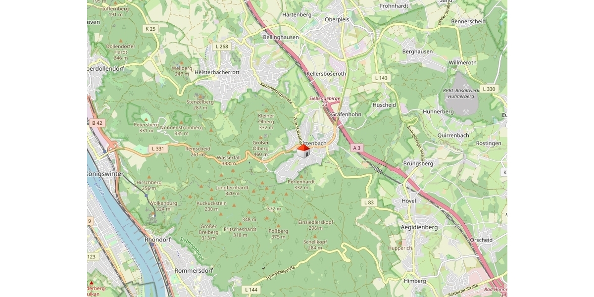 Helle 3-Zimmer-Wohnung mit Balkon und Garage - 4- Königswinter Ittenbach | Angebot:25717937