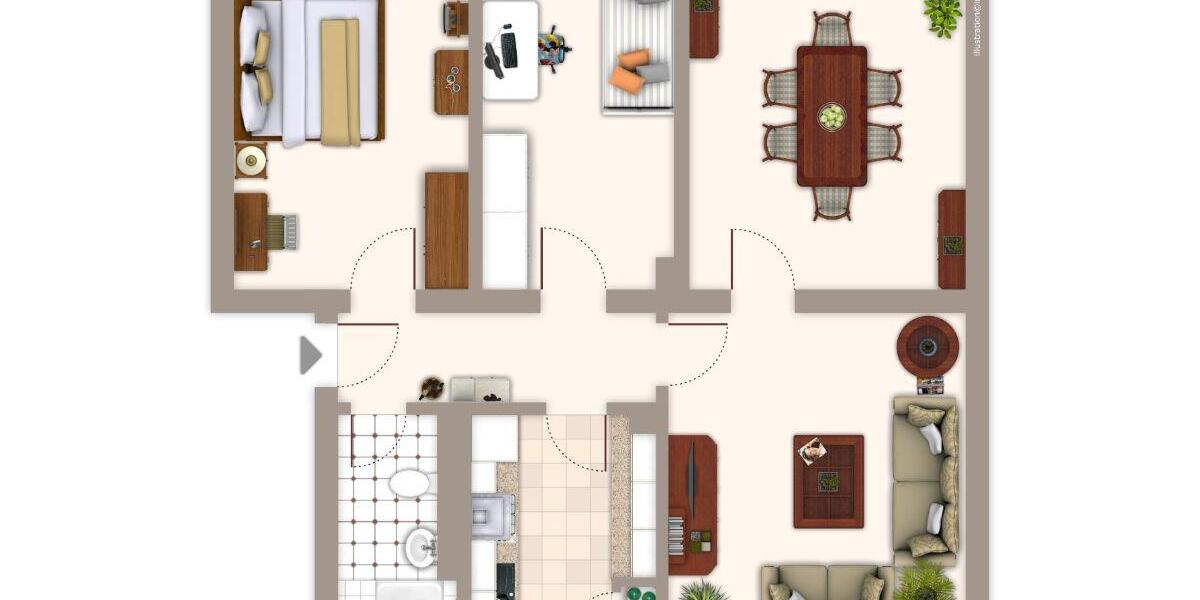 wir renovieren für Sie! kleine 4-Zimmer-Wohnung in Mönchengladbach Mülfort 4 zimmer