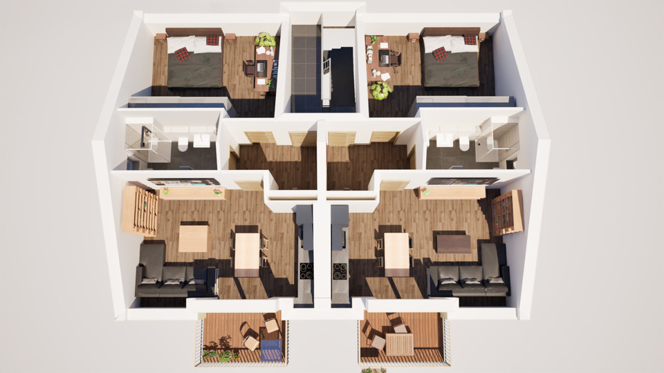 Etagenwohnung Regensburg Gallingkofen - 2 Zimmer, 62 m&sup2;, 1.125&euro; | Angebot:25370347