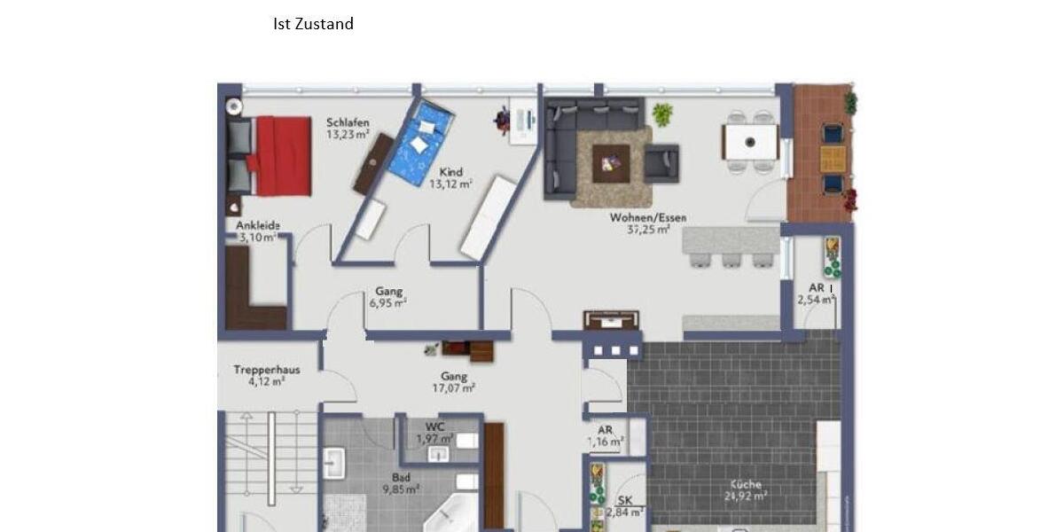 Erdgeschoßwohnung Spiegelberg - 5 Zimmer, 140 m&sup2;, 1.450&euro; | Angebot:26265560