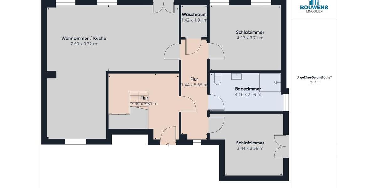 Erdgeschoßwohnung Geilenkirchen - 3 Zimmer, 110 m&sup2;, 1.250&euro; | Angebot:26338406