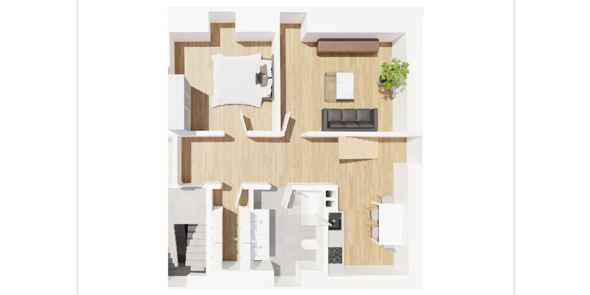 Maisonettenwohnung Göppingen - 3 Zimmer, 105 m&sup2;, 1.190&euro; | Angebot:24693424