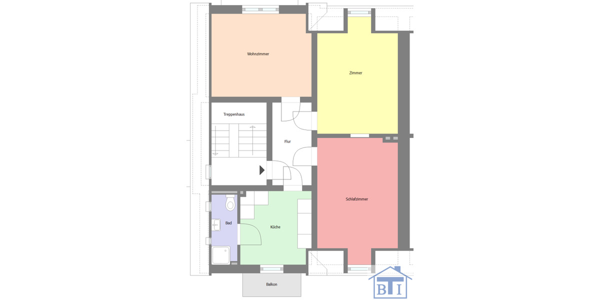 Etagenwohnung Zittau - 3 Zimmer, 71 m&sup2;, 485&euro; | Angebot:25776440
