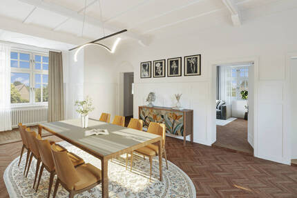 Exklusive Jugendstil-Wohnung mit TG-Platz im Bismarckviertel 6 zimmer