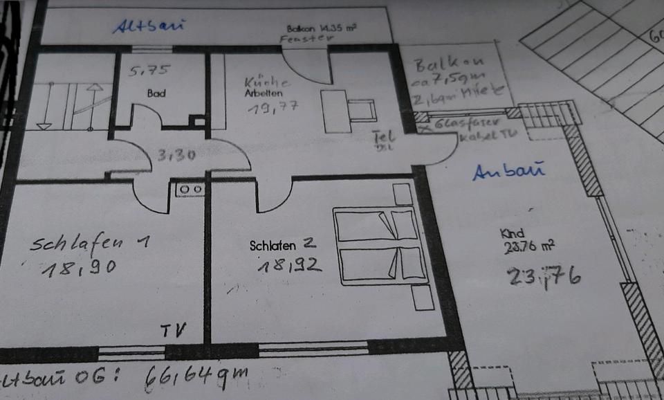 Etagenwohnung Markt Indersdorf - 3 Zimmer, 93 m&sup2;, 1.240&euro; | Angebot:26413831