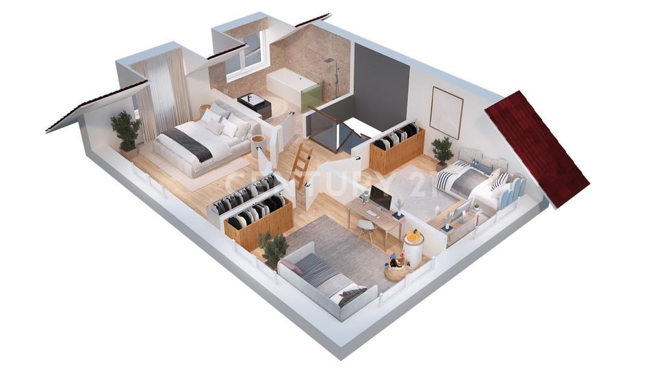 Doppelhaushälfte Rodewald - 4 Zimmer, 129 m&sup2;, 1.200&euro; | Angebot:24672565