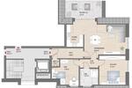 Dachgeschoßwohnung Rietberg - 3 Zimmer, 84 m&sup2;, 1.060&euro; | Angebot:26337258