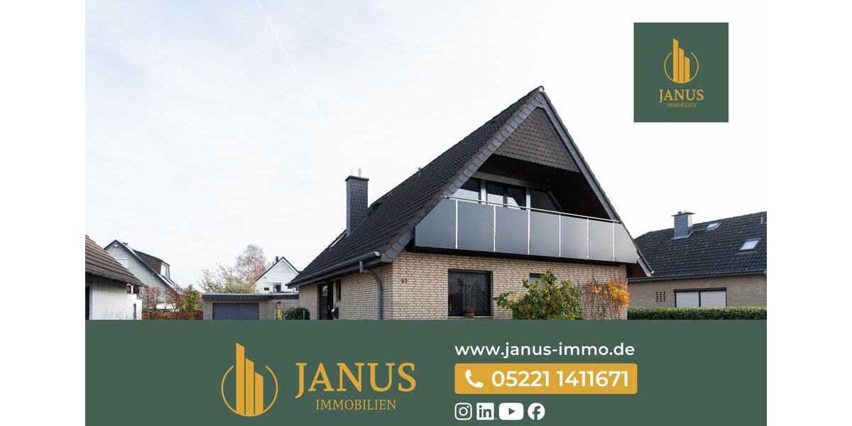 Dachgeschoßwohnung Herford - 2 Zimmer, 56 m&sup2;, 650&euro; | Angebot:25303039