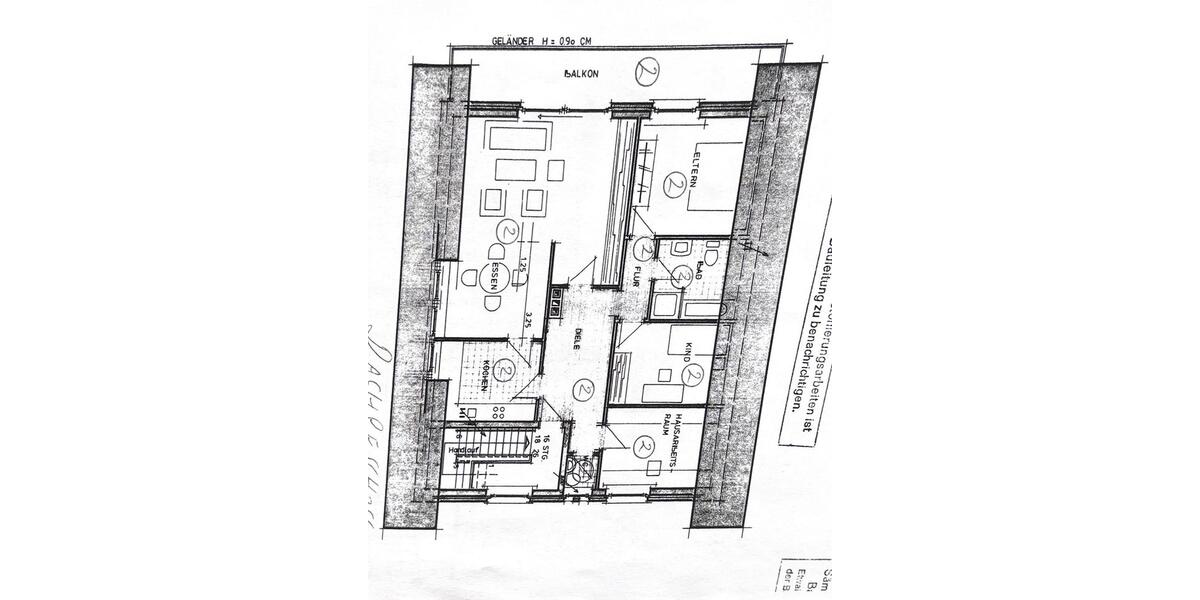 Dachgeschoßwohnung Delbrück - 3 Zimmer, 98 m&sup2;, 1.230&euro; | Angebot:25085008