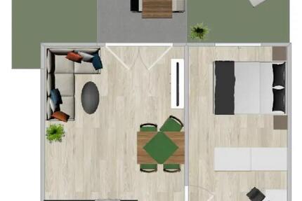 Wohnung Calw - 2 Zimmer, 45 m&sup2;, 890&euro; | Angebot:25611442