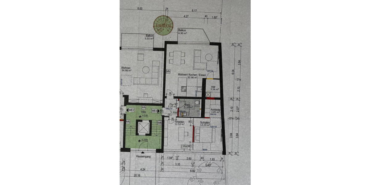 Etagenwohnung Düsseldorf Oberkassel - 2 Zimmer, 72 m&sup2;, 1.051&euro; | Angebot:26329682