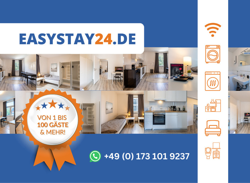 ⭐ Easystay24 - MonteurWohnungen in Oberhausen - 34+ Unterkünfte