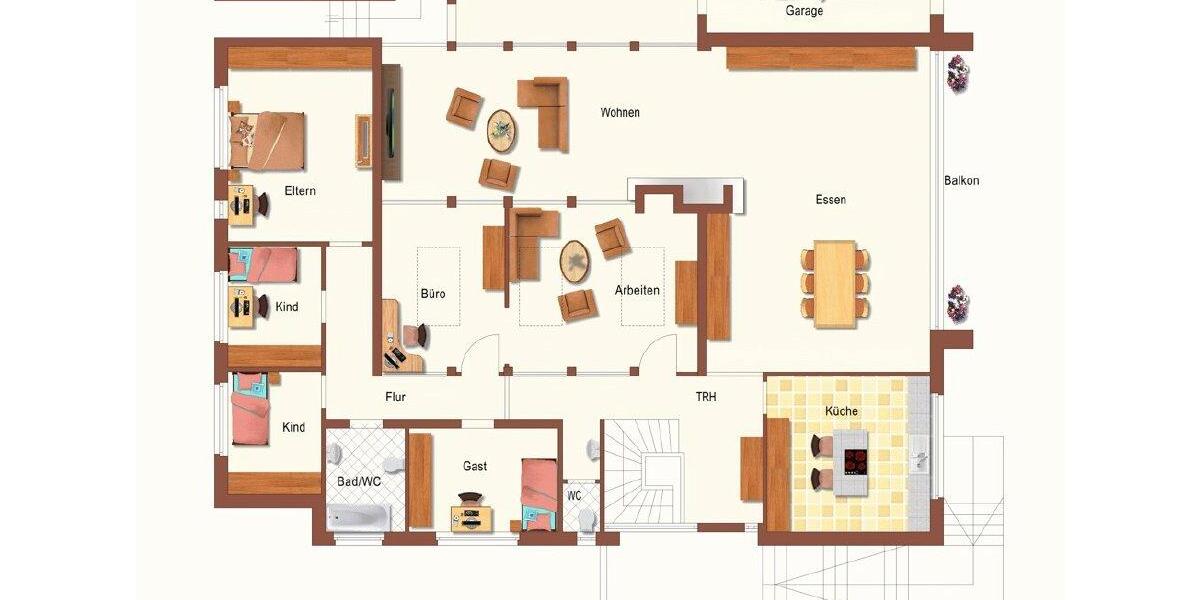 Etagenwohnung Düren Mariaweiler-Hoven - 7 Zimmer, 222 m&sup2;, 1.650&euro; | Angebot:26311844