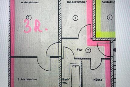 Wohnung Treffurt - 3 Zimmer, 60 m&sup2;, 390&euro; | Angebot:26039467
