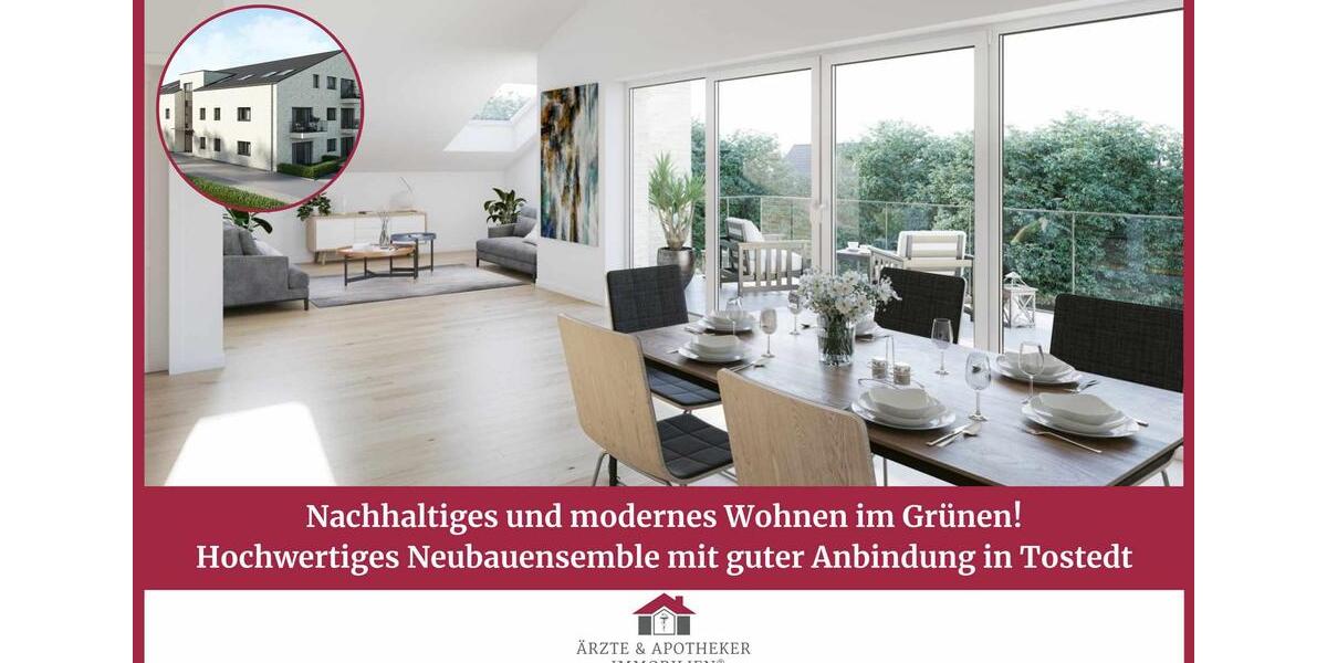 Etagenwohnung Tostedt - 4 Zimmer, 133 m&sup2;, 1.760&euro; | Angebot:25989548