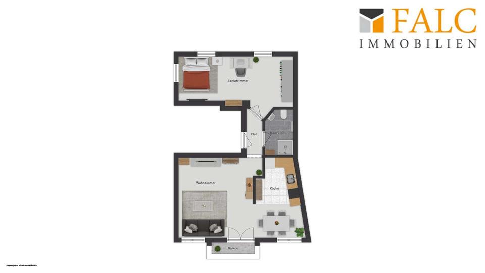 Etagenwohnung Stolberg (Rheinland) - 2 Zimmer, 55 m&sup2;, 475&euro; | Angebot:26565258