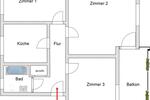 Etagenwohnung Steinfurt - 3 Zimmer, 67 m&sup2;, 3&euro; | Angebot:25973418