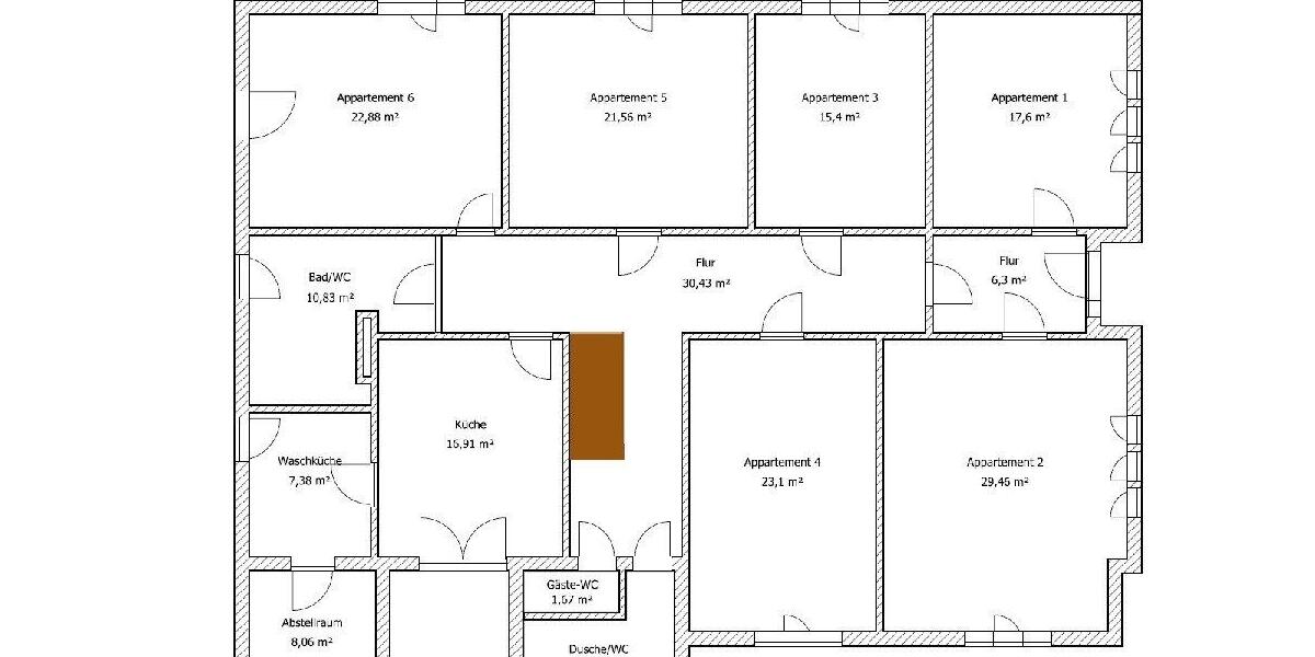 Wohnen auf Zeit Nienburg (Weser) - 6 Zimmer, 225 m&sup2;, 290&euro; | Angebot:26340710