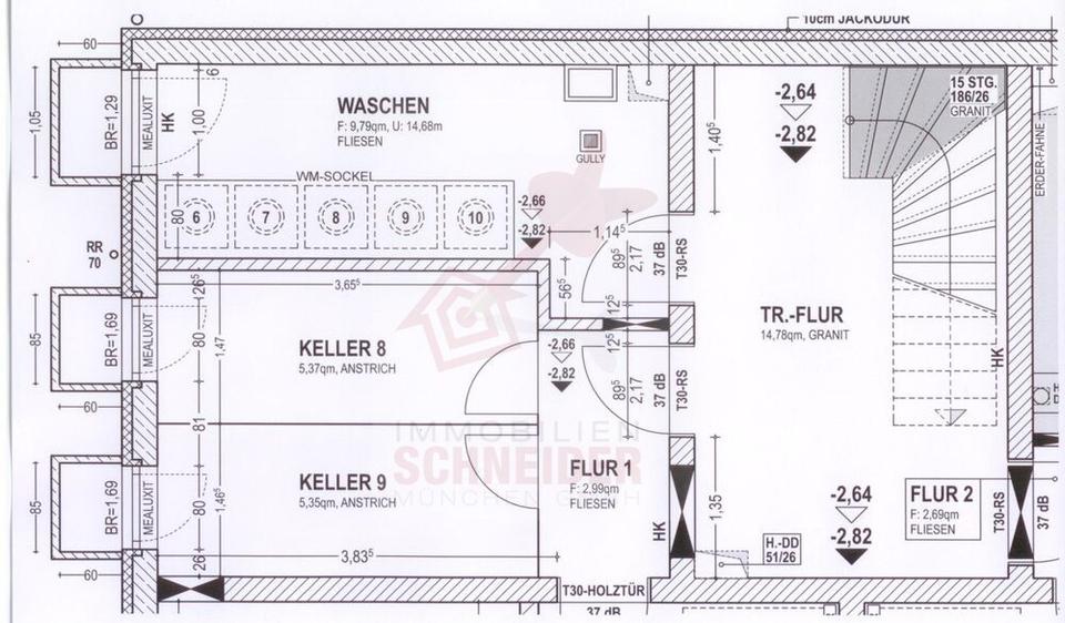 Etagenwohnung München Aubing-Lochhausen-Langwied - 3 Zimmer, 74 m&sup2;, 1.397&euro; | Angebot:26482762