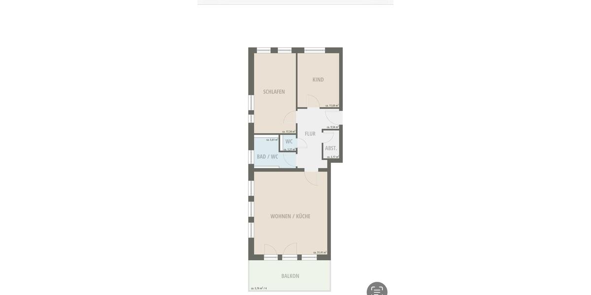 Etagenwohnung Isernhagen - 3 Zimmer, 85 m&sup2;, 1.246&euro; | Angebot:26603895