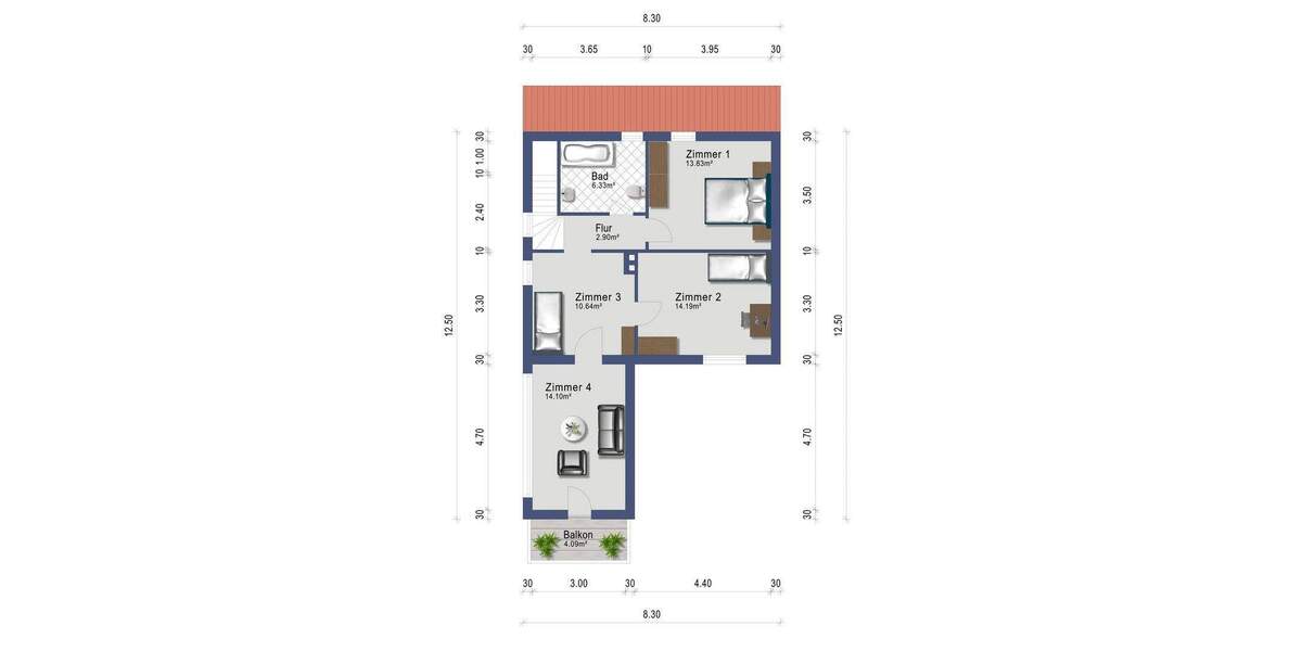 Doppelhaushälfte Glinde - 6 Zimmer, 127 m&sup2;, 1.620&euro; | Angebot:25041220