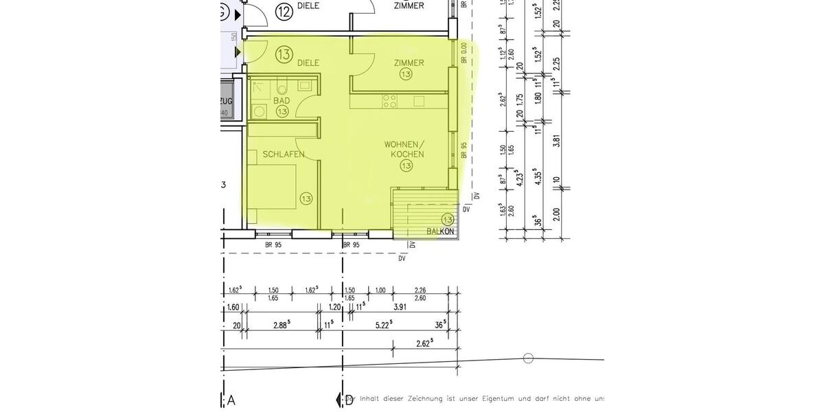 Etagenwohnung Trossingen - 3 Zimmer, 60 m&sup2;, 750&euro; | Angebot:24794178