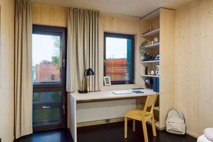 DIE ZimmerEI | Möblierte 1-Zimmer-Wohnung an der Berufsschule in Wilhelmsburg | Basic Bude