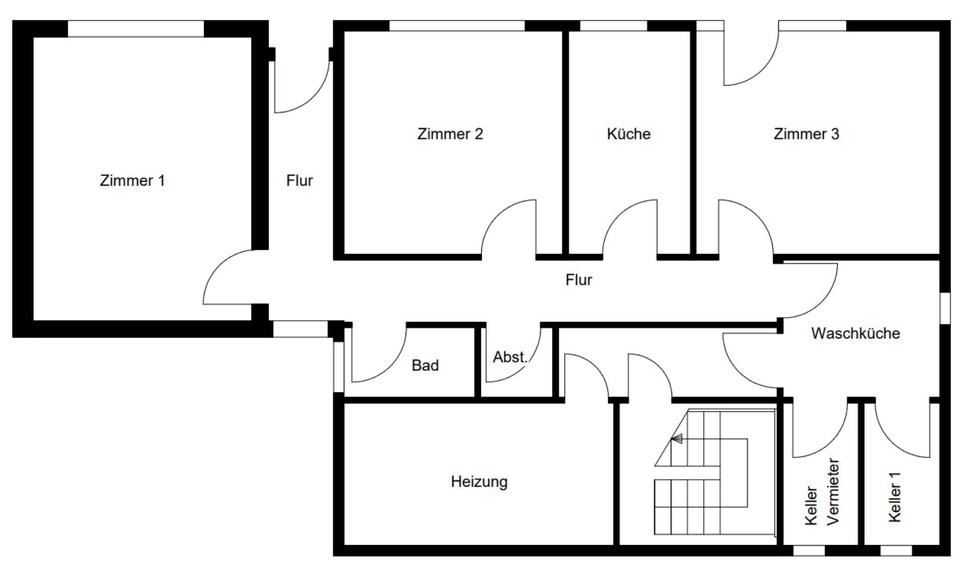 3-Zimmer-Wohnung mit Terrasse in ruhiger Lage 3 zimmer