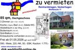 Dachgeschoßwohnung Reinhardshagen - 3 Zimmer, 85 m&sup2;, 590&euro; | Angebot:25857696