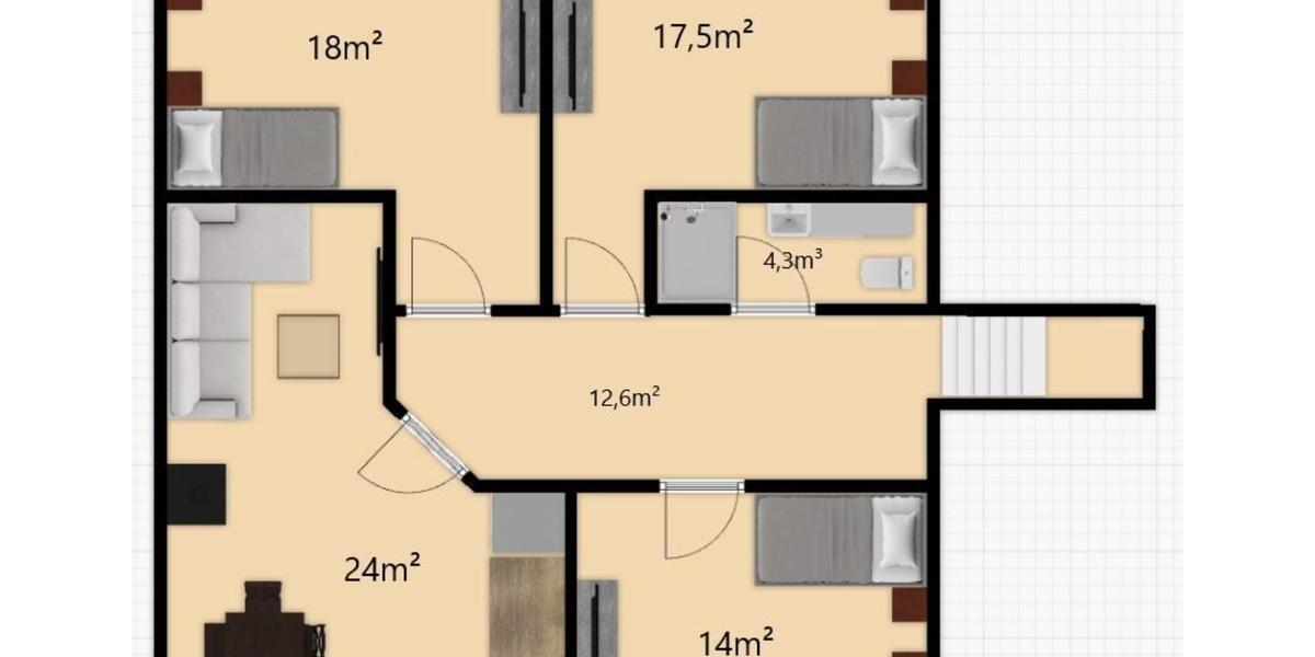 Wohnen auf Zeit Wessobrunn - 4 Zimmer, 90 m&sup2;, 60&euro; | Angebot:25414827