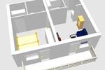 Etagenwohnung Bad Orb - 2 Zimmer, 38 m&sup2;, 530&euro; | Angebot:26607130