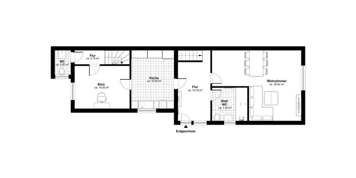 Charmantes Zechenhaus in Hamm zu Mieten! 4 zimmer