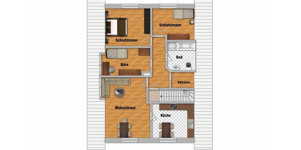 Etagenwohnung Rastede - 4 Zimmer, 84 m&sup2;, 695&euro; | Angebot:26277668