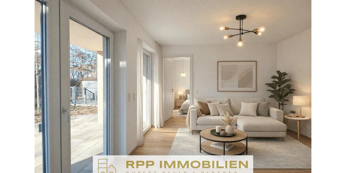 Erdgeschoßwohnung München Ramersdorf-Perlach - 2 Zimmer, 62 m&sup2;, 1.562&euro; | Angebot:25234391