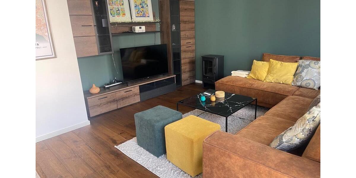 2-Zimmerwohnung mit Balkon, TV, Wlan, BadWc, Küche, Doppelbett, Essplatz, Waschmaschine, Trockner und Parkplatz 2 zimmer