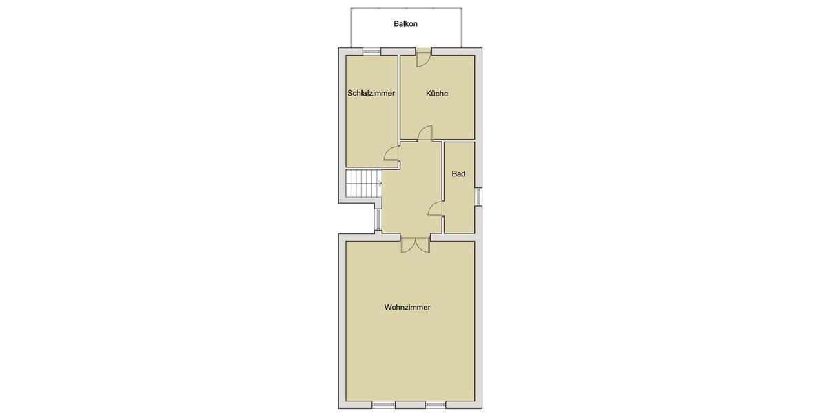 Dachgeschoßwohnung Freiburg (Elbe) - 2 Zimmer, 84 m&sup2;, 650&euro; | Angebot:26644693