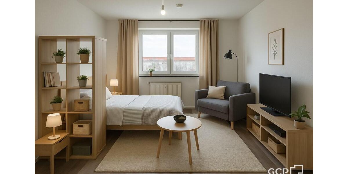 Etagenwohnung Brandenburg an der Havel - 1 Zimmer, 24 m&sup2;, 253&euro; | Angebot:26249122