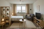 Etagenwohnung Brandenburg an der Havel - 1 Zimmer, 24 m&sup2;, 253&euro; | Angebot:26249122