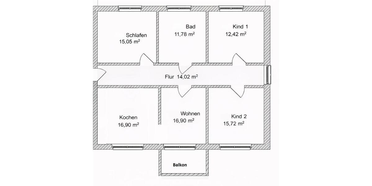 Etagenwohnung Horn-Bad Meinberg Bad Meinberg - 4 Zimmer, 101 m&sup2;, 1.000&euro; | Angebot:26144333